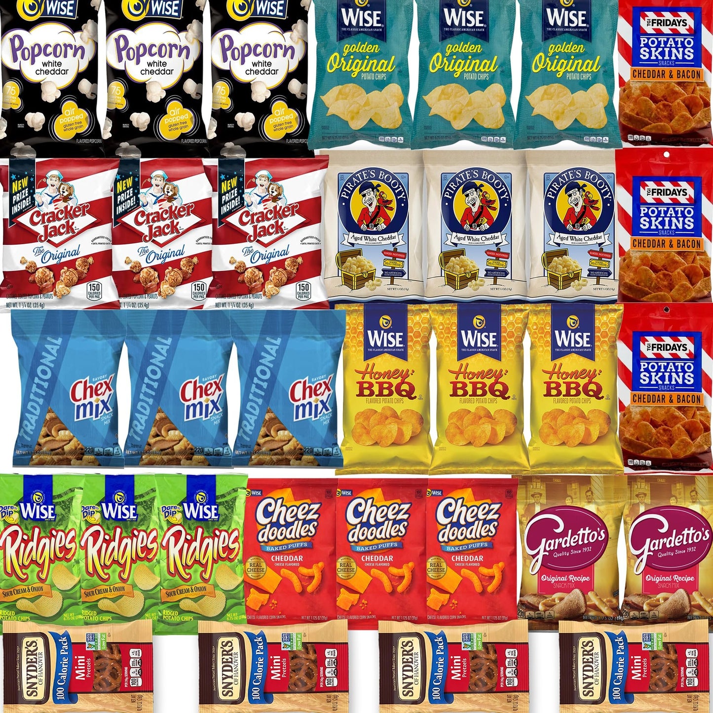 Assorted Chips Variety Pack - Potato Chips, Pretzels, Popcorn, And Healthy Snacks by Bussin Boxes