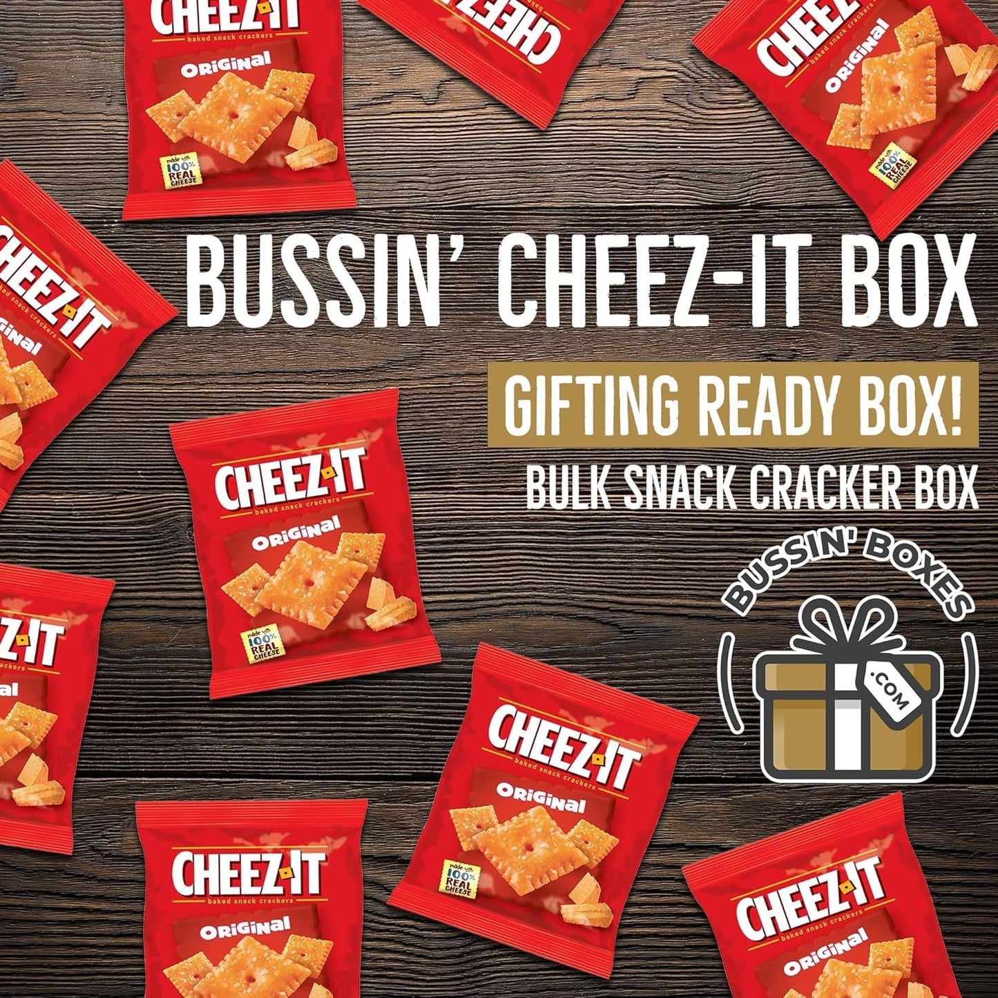 Bulk Cheez-It Original Cheddar Cheese Cracker Snack Packs by Bussin Boxes