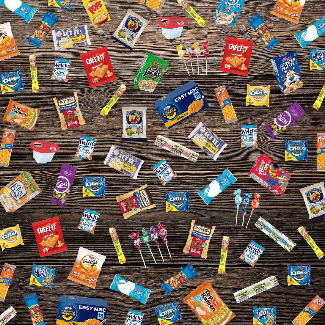 College Care Package and Office Snack Variety (75 Count)