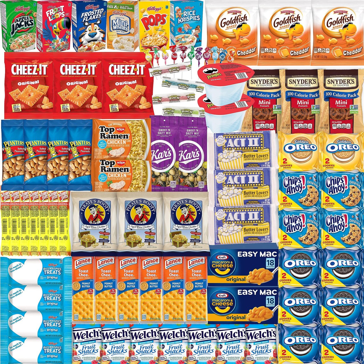 College Care Package and Office Snack Variety (75 Count)