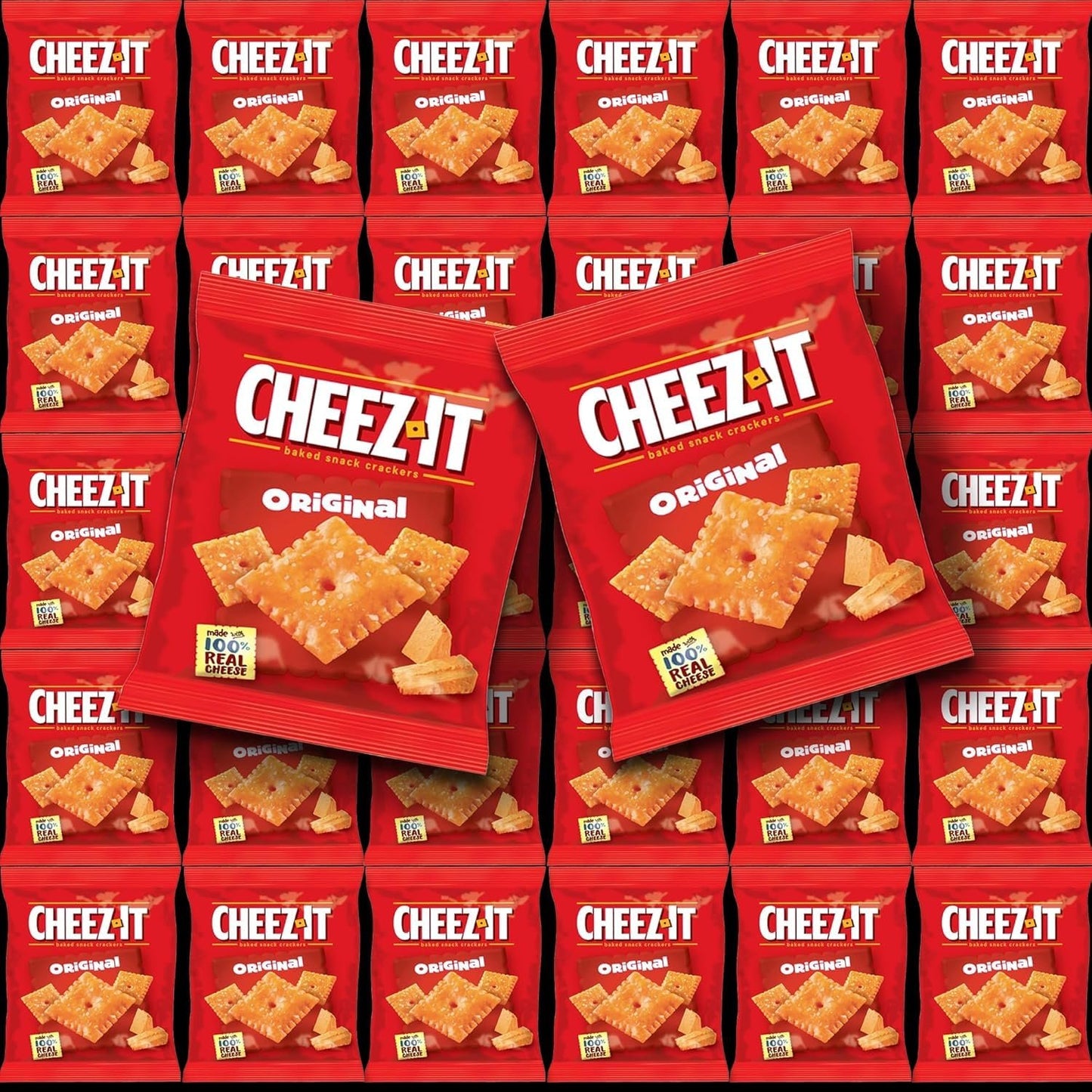 Bulk Cheez-It Original Cheddar Cheese Cracker Snack Packs by Bussin Boxes