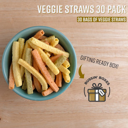 Garden Veggie Straw Variety Pack by Bussin Boxes