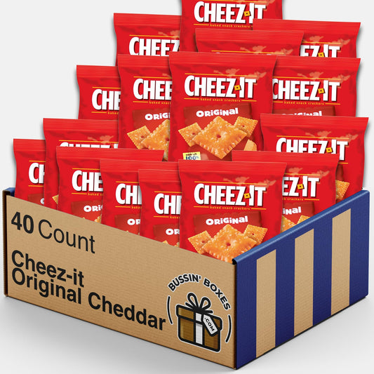 Bulk Cheez-It Original Cheddar Cheese Cracker Snack Packs by Bussin Boxes