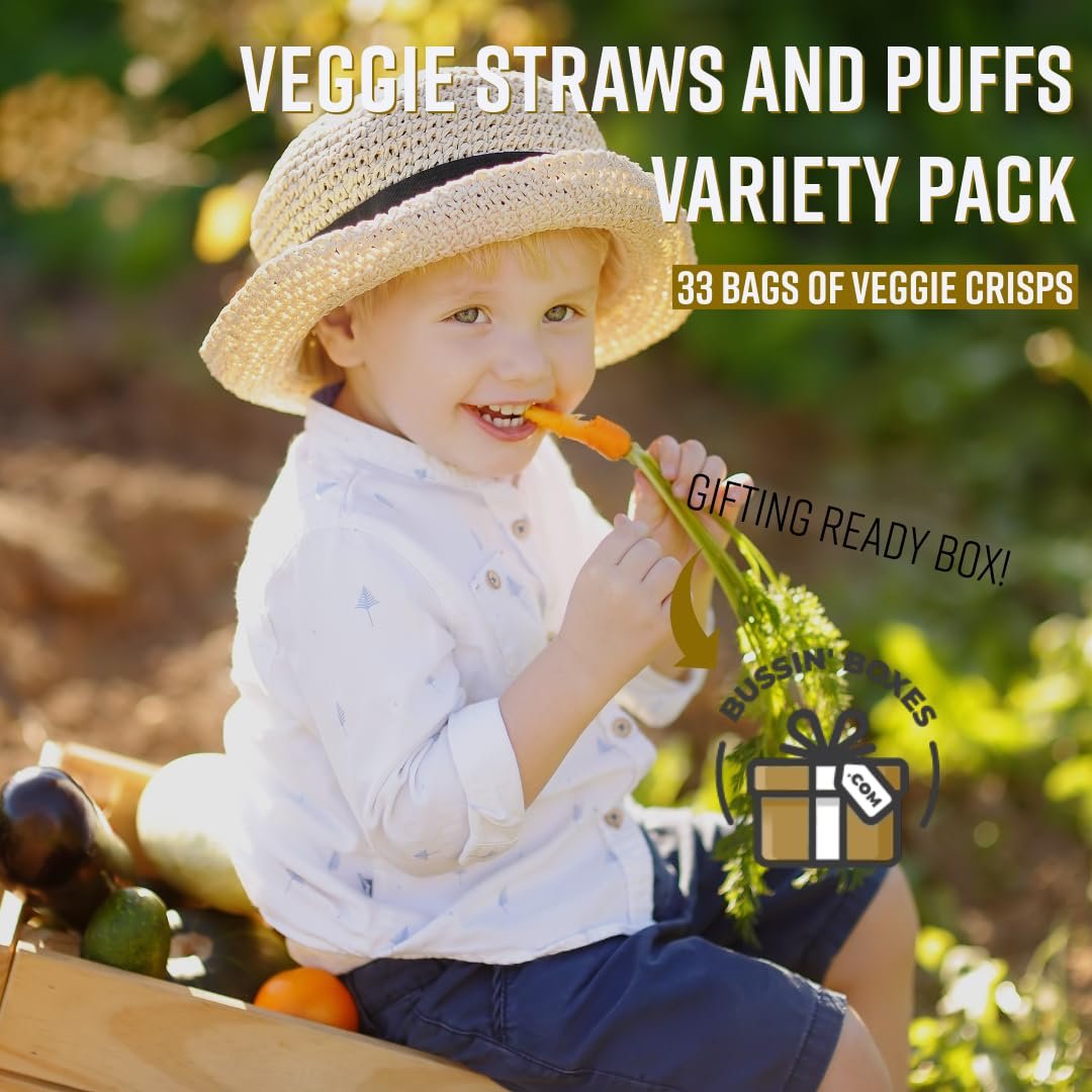 Veggie Straws and Veggie Puffs Variety Pack (33 Count)