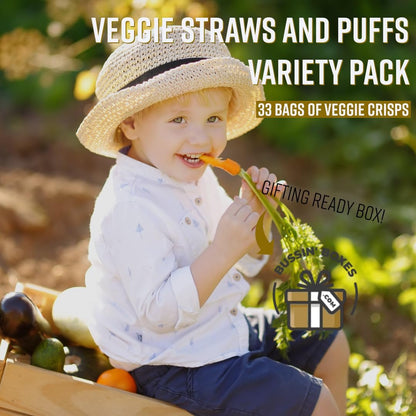 Veggie Straws and Veggie Puffs Variety Pack (33 Count)