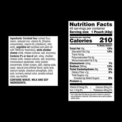 Bulk Cheez-It White Cheddar Cracker Snack Packs (White Cheddar)