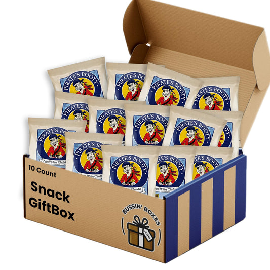 Bulk Pirates Booty Popcorn Puffs Individual Bags by Bussin Boxes (10 Count)