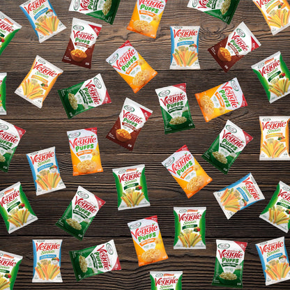 Veggie Straws and Veggie Puffs Variety Pack (33 Count)