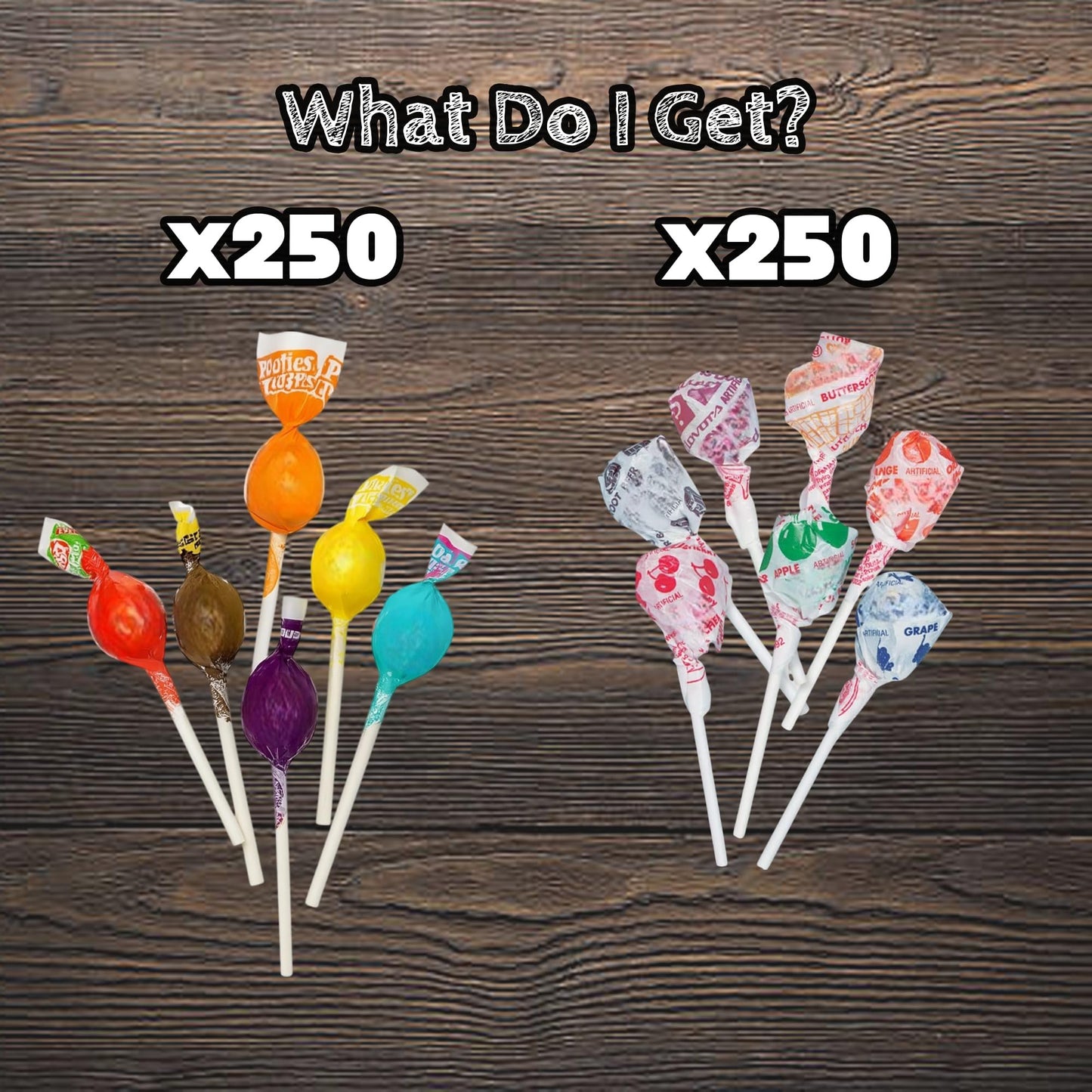 Lollipops Individually Wrapped – 500 Count Bulk Suckers Variety Pack – Assorted Mini Pops for Candy Bowls, Classrooms, Parties, and Gifting Assembled by Bussin Boxes