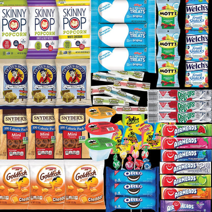 Peanut Free Snacks for Kids Snack Box (60 Count) by Bussin Boxes