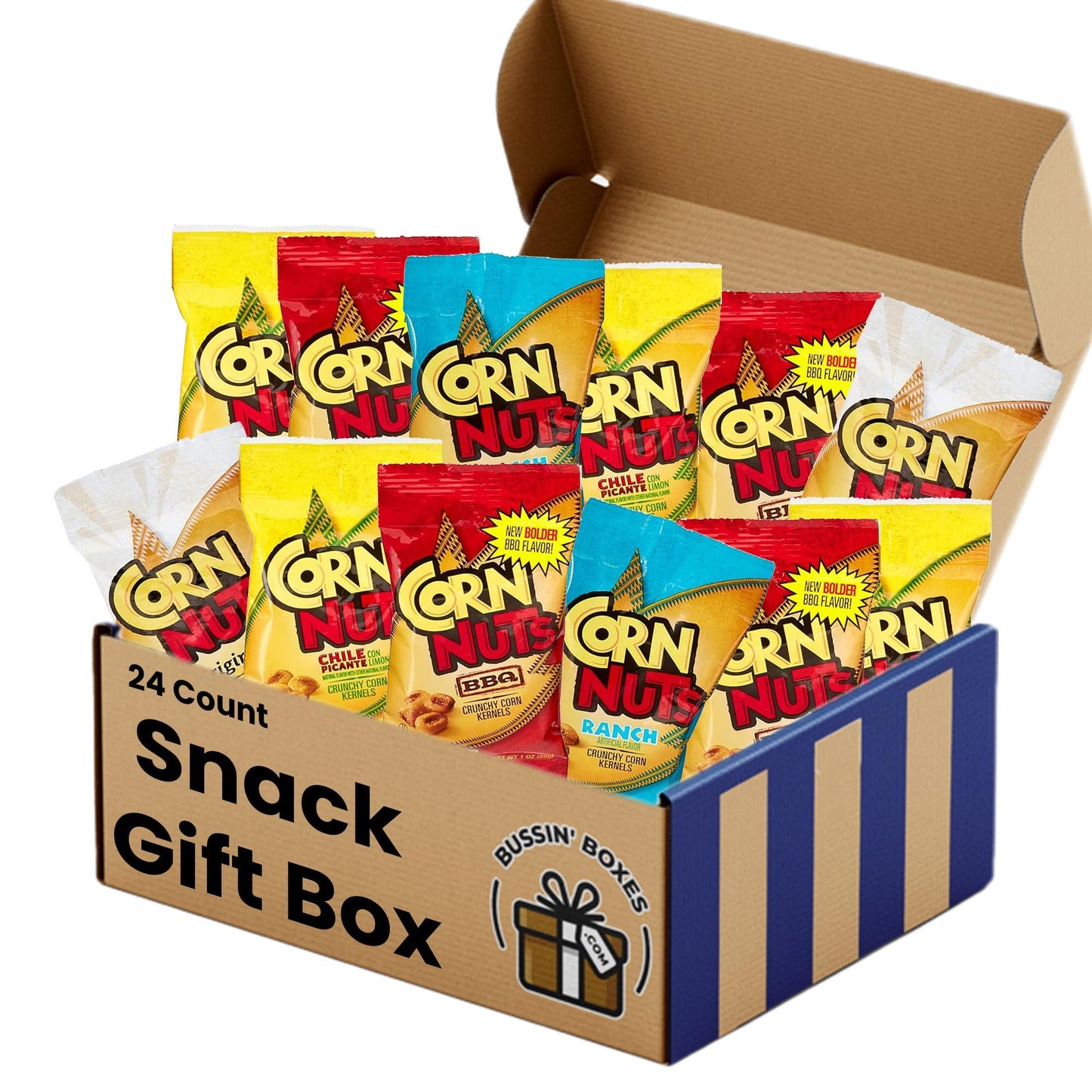 Bulk Corn Nuts Variety Pack - Crunchy Corn Kernels Assortment