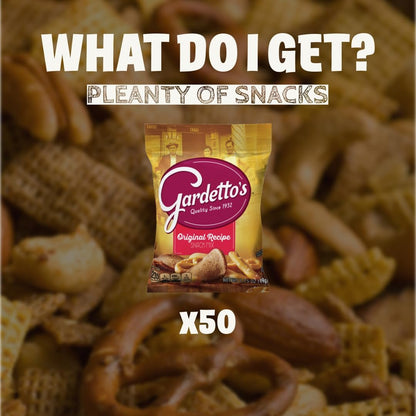 Bulk Gardettos Snack Mix Individual Packs 50 count / 1.75 oz.